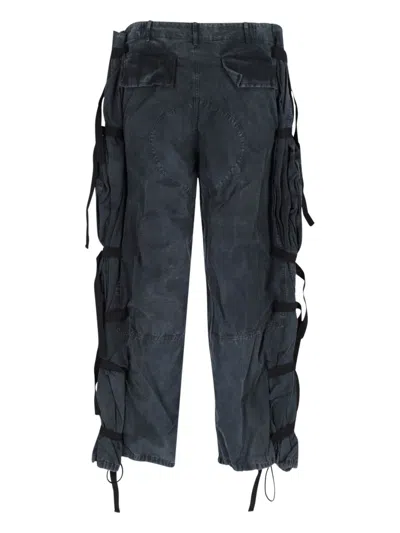 Magliano Straight Trousers With Adjustable Straps And Pockets