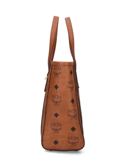 Mcm Mini Tote Bag "toni Top-zip" In Brown