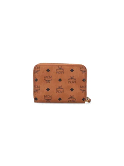 Mcm Mini Zip Wallet