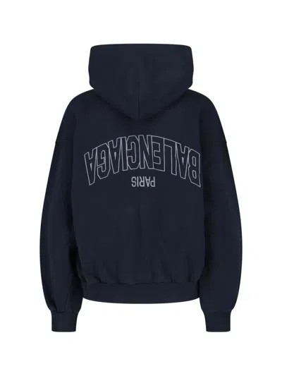 Balenciaga Flipped Uni Zip Sweatshirt