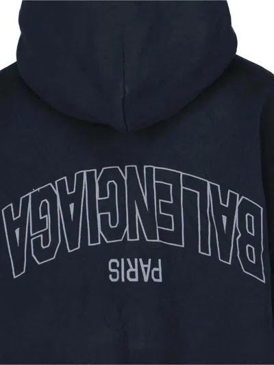 Balenciaga Flipped Uni Zip Sweatshirt