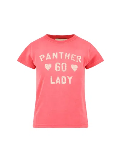 Valentino Panther Lady Graphic Print Crew Neck T-shirt