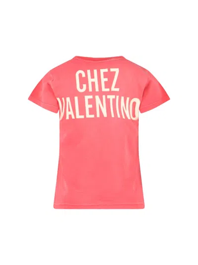 Valentino Panther Lady Graphic Print Crew Neck T-shirt