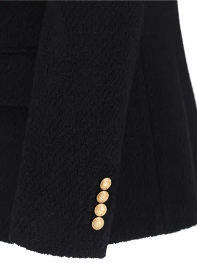 Chloé Cascade-lapel Double-breasted Boucle Jacket