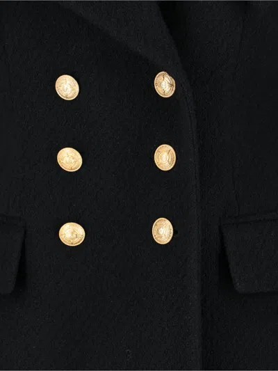 Chloé Cascade-lapel Double-breasted Boucle Jacket