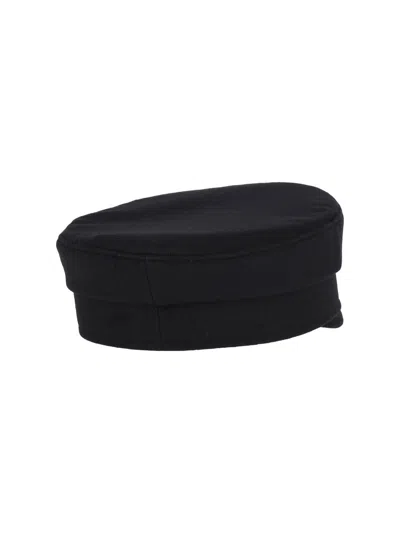 Ruslan Baginskiy Wool Hat With Baker Boy Brooch