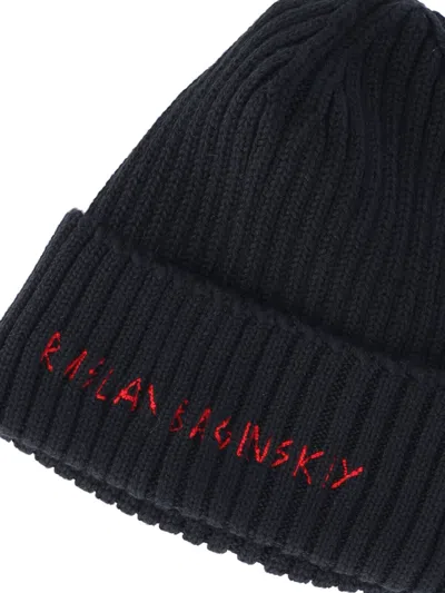 Ruslan Baginskiy Logo Wool Blend Beanie