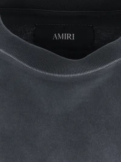 Amiri Hollywood Graphic Oversized T-shirt With Ribbed Crew Neck