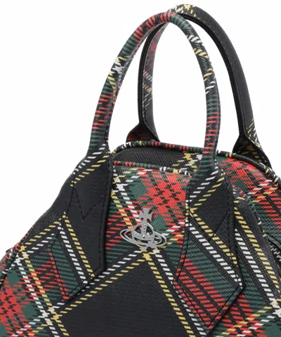 Vivienne Westwood Borsa A Mano Yasmine Piccola In Similpelle Stampata Donna In Multi