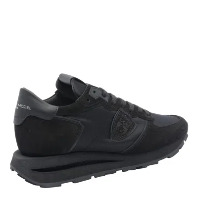 Philippe Model Baskets Bi Matière In Black