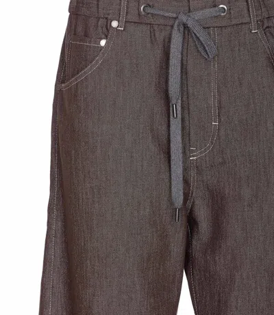 Brunello Cucinelli Trousers Wide Leg Drawstring Waist