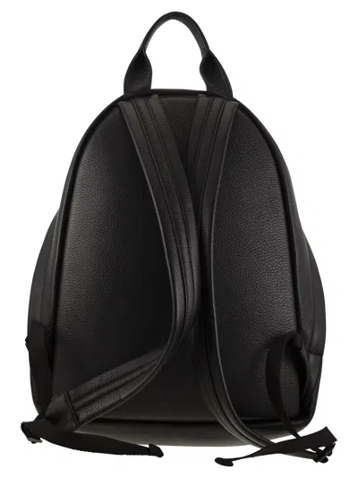Kiton Deerskin Backpack In Black