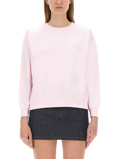 Kenzo Embroidered Sweatshirt Boke Flower 2.0 In Pink