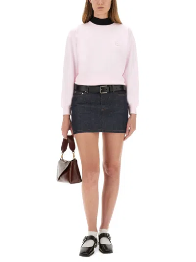 Kenzo Embroidered Sweatshirt Boke Flower 2.0 In Pink