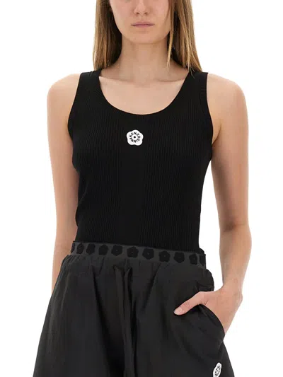 Kenzo Tank Top With Embroidery Boke Flower 2.0