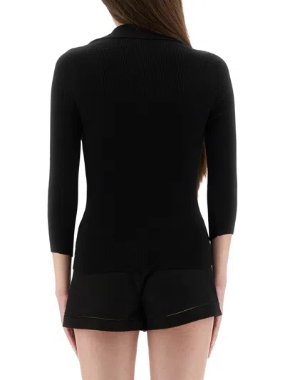 Vivienne Westwood Polo Shirt Navy In Black