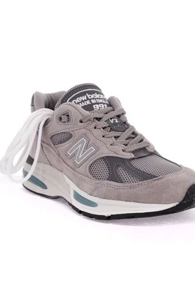 New Balance Versatile Grey Sneakers With Suede