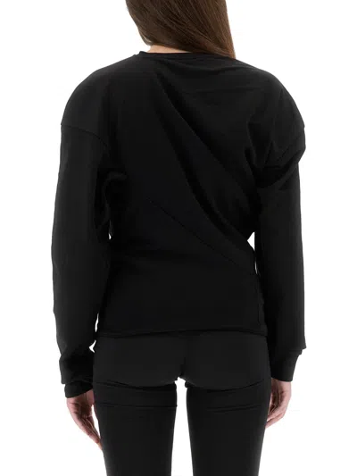 Vivienne Westwood Asymmetrical Sweatshirt Hebo In Black