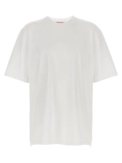 Marni Oversized Cotton T-shirt In White
