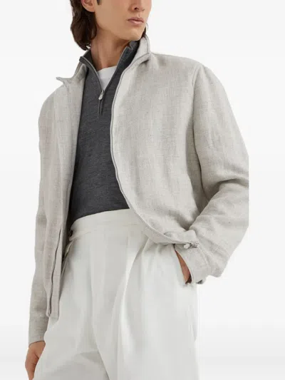 Brunello Cucinelli Sweater With Half Zipper