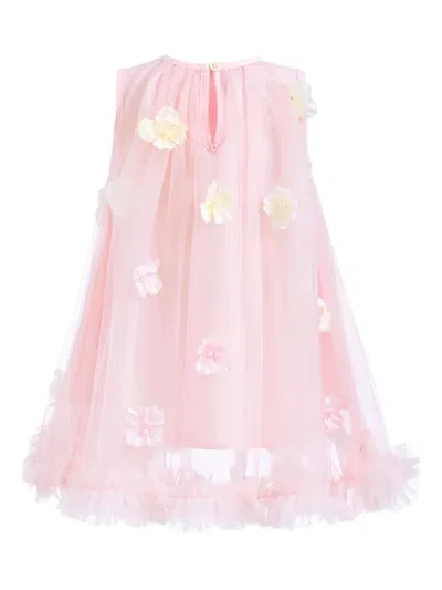 Mimi Tutu Tulle Layered Floral Dress In Pink