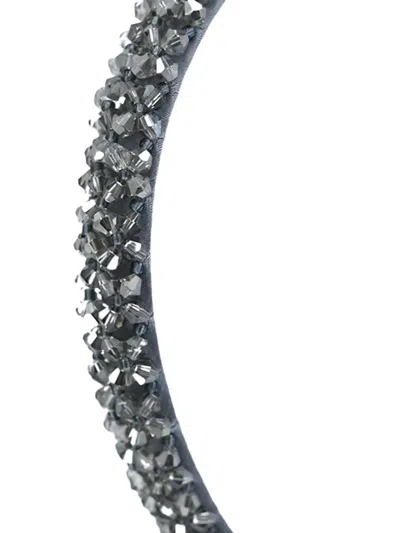 Mimi Tutu Gemstone-embellished Headband In Gray