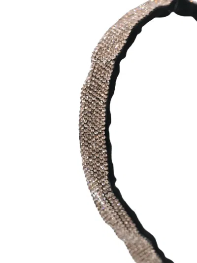 Mimi Tutu Crystal-embellished Headband In Brown
