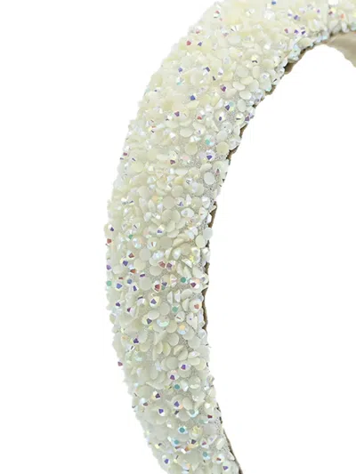 Mimi Tutu Gemstone-embellished Headband In Neutral