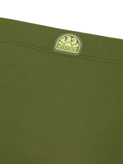 Sundek Drawstring Swimming Trunks In Green
