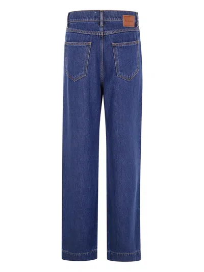 P.a.r.o.s.h Leather-patch Jeans