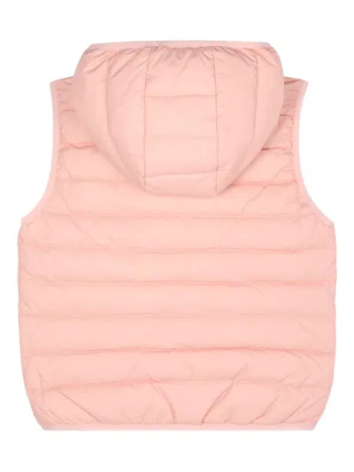Kenzo Hooded Padded Gilet In Pink