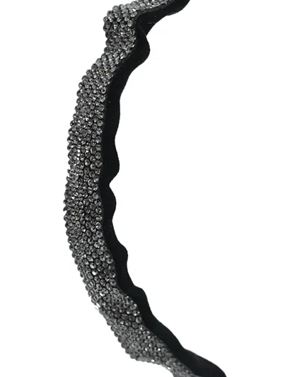 Mimi Tutu Crystal-embellished Headband In Black