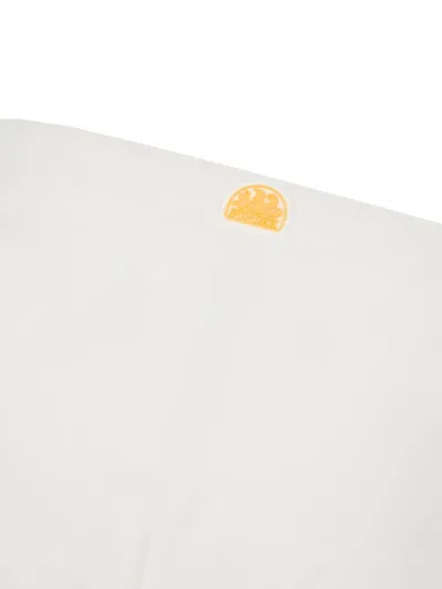 Sundek Drawstring Swimming Trunks In White
