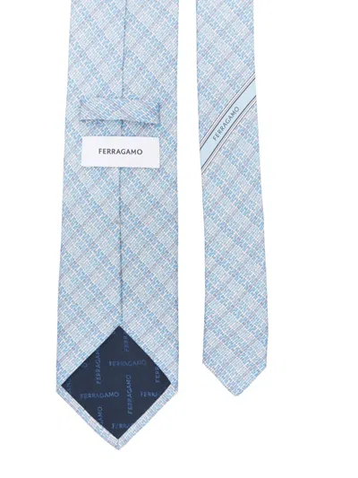 Ferragamo Tie In Blue