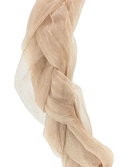 Mimi Tutu Braided Tulle Headband In Brown