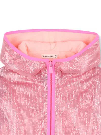 Billieblush Sequined Jacket In Pink