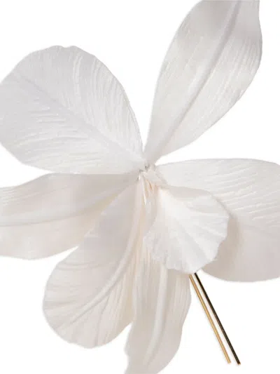 Jennifer Behr Floral-motif Hair Pin In White