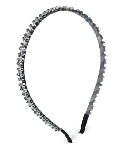 Mimi Tutu Crystal-embellished Headband In Black
