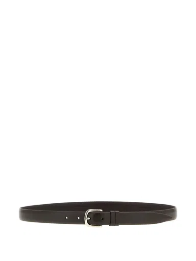 Zerbini Claudio Leather Belt In Brown