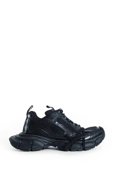 Balenciaga Black Mesh And Polyurethane 3xl Sneakers In Black