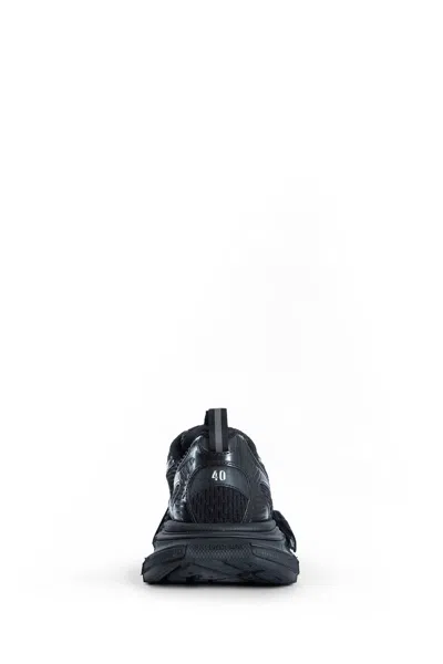 Balenciaga Black Mesh And Polyurethane 3xl Sneakers In Black