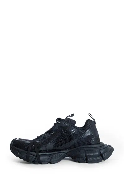 Balenciaga Black Mesh And Polyurethane 3xl Sneakers In Black