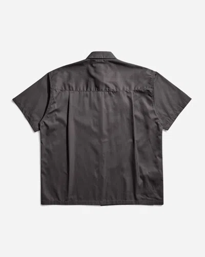 Wtaps Men S Repo Shortsleeve Shirt Charcoal In Brown