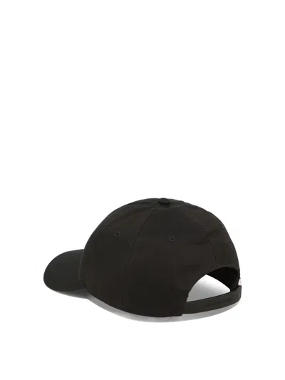 Alexander Mcqueen Branded Baseball Cap With Curved Peak In Black