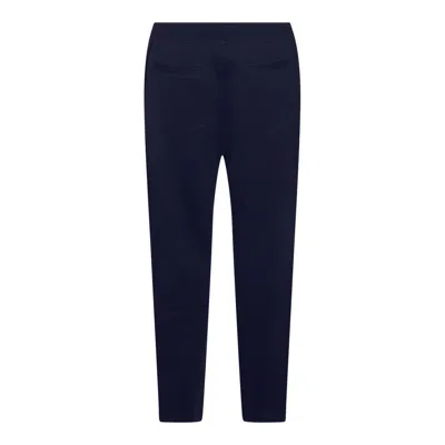 Brunello Cucinelli Cotton Blend Joggers In Blue