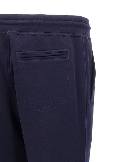 Brunello Cucinelli Cotton Blend Joggers In Blue