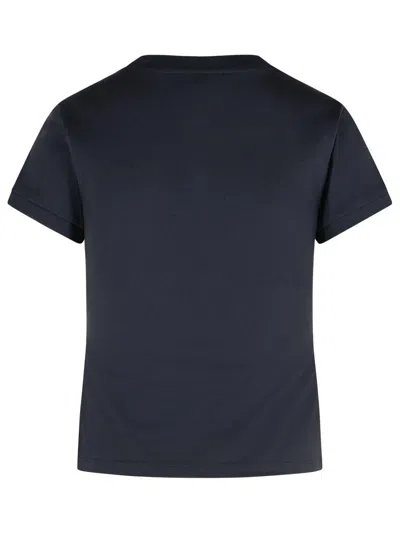 Ganni T Shirt With Black Cotton Poodle Graphic In Black