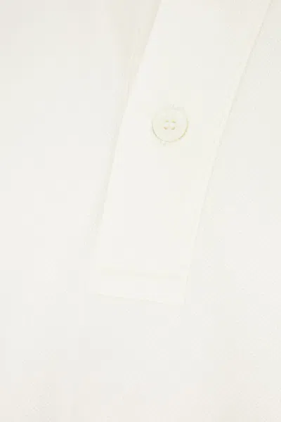 Lanvin Regular Polo Clothing In White