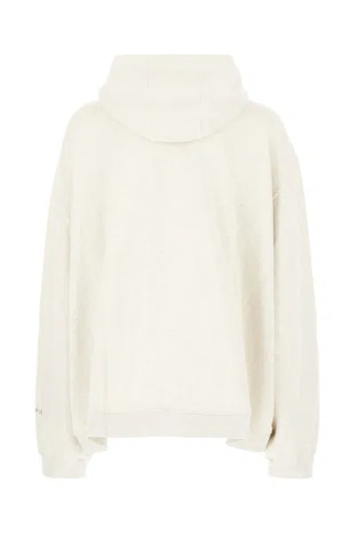 Maison Margiela Numerical Logo Hooded Sweatshirt In Gray