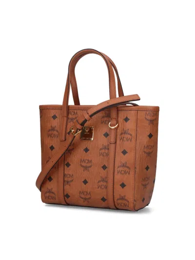 Mcm Mini Tote Bag "toni Top-zip" In Brown